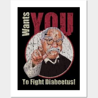 RETRO STYLE - TO FIGHT DIABEETUS Posters and Art